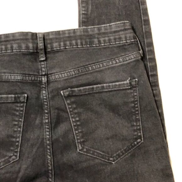 Old Navy Black Rock Star Hi Rise Boot Cut Jeans 8 - Picture 12 of 16